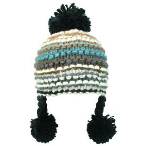 Colorful Knit Pom Pom Beanie Cap Hat